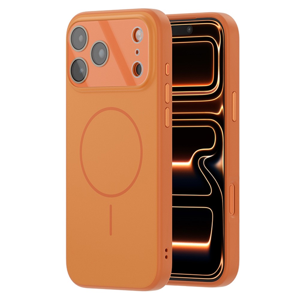 For iPhone 17 Pro Max Case Compatible with MagSafe TPU + PC Precise Coutout Phone Cover - Orange