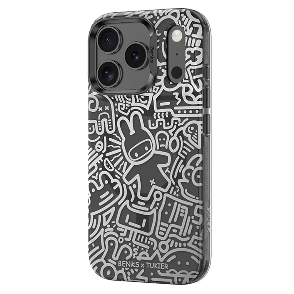 BENKS D1 for iPhone 17 Pro Max Magnetic Case Cartoon Pattern TPU TPE PC Phone Cover Compatible with MagSafe - Dream Space