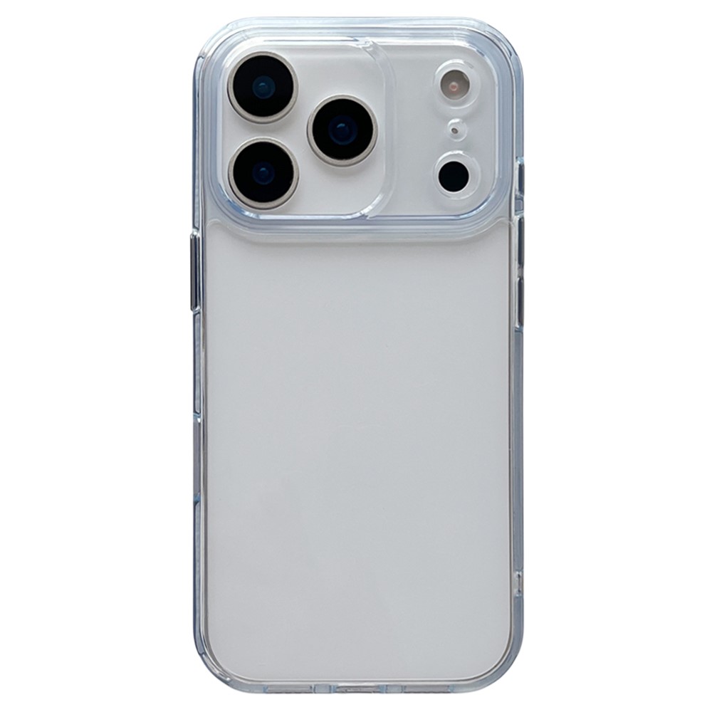 For iPhone 17 Pro Clear Case PC + TPU Shockproof Phone Cover
