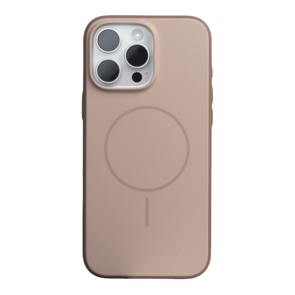 For iPhone 17 Pro Max Case Compatible with MagSafe Matte Skin Feel TPU + PC Phone Cover - Desert Gold