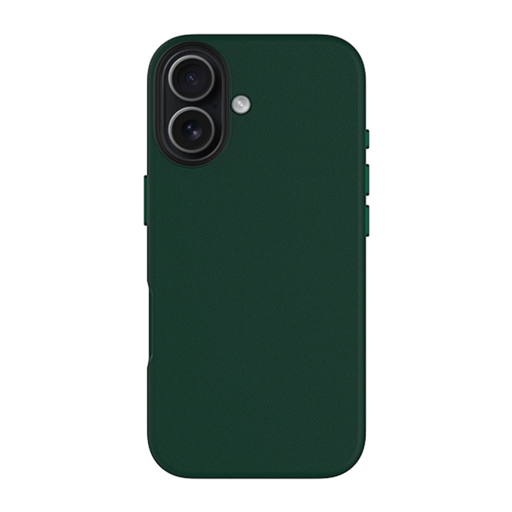 KZDOO For iPhone 17 Case Compatible with MagSafe PU + PC Shockproof Phone Cover - Green