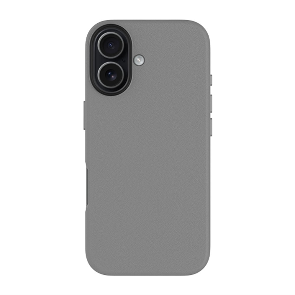 KZDOO For iPhone 17 Case Compatible with MagSafe PU + PC Shockproof Phone Cover - Titanium Grey
