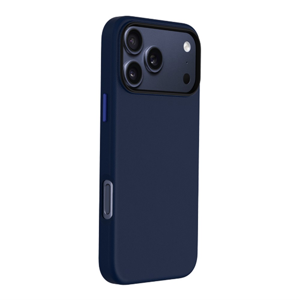 KZDOO For iPhone 17 Pro Case Compatible with MagSafe PU + PC Shockproof Phone Cover - Dark Blue