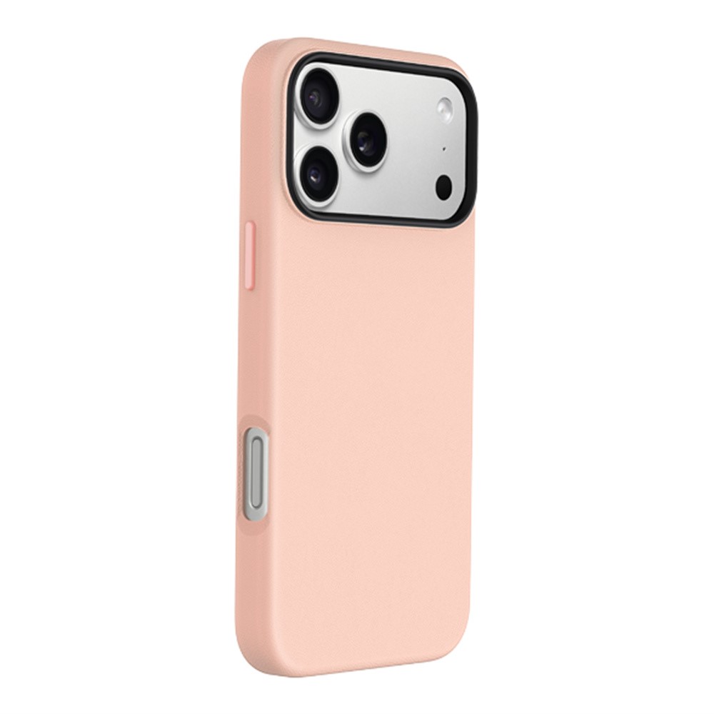 KZDOO For iPhone 17 Pro Case Compatible with MagSafe PU + PC Shockproof Phone Cover - Pink