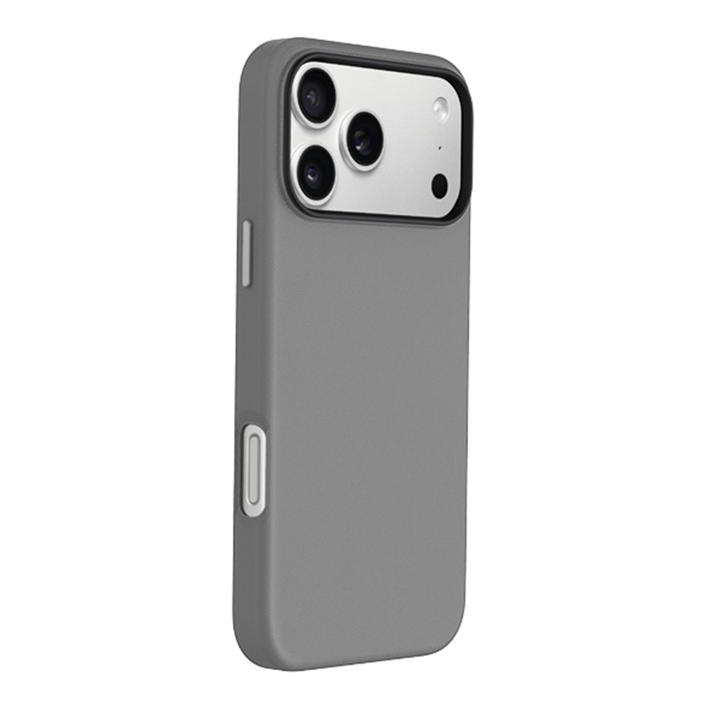 KZDOO For iPhone 17 Pro Max Case Compatible with MagSafe PU + PC Shockproof Phone Cover - Titanium Grey