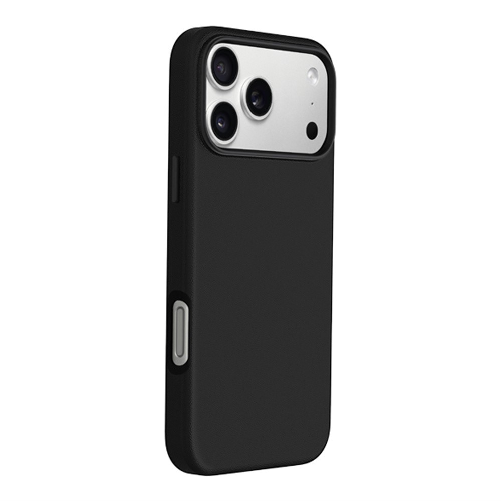 KZDOO Noble Collection Series For iPhone 17 Pro Case PU + PC Shockproof Phone Cover - Black