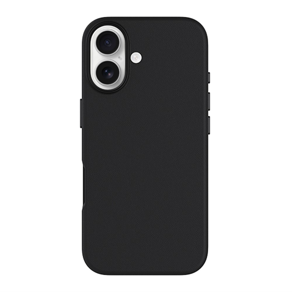KZDOO Noble Collection Series For iPhone 17 Case PU + PC Shockproof Phone Cover - Black