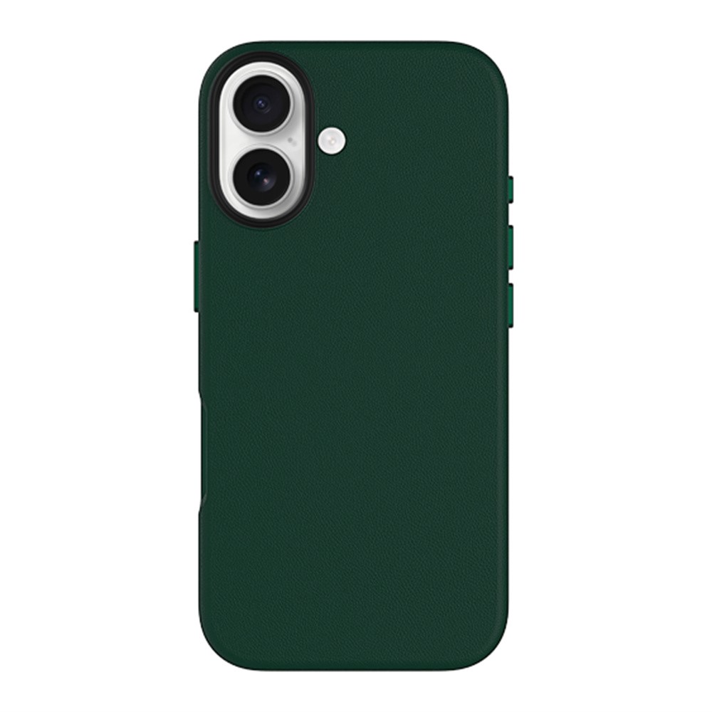 KZDOO Noble Collection Series For iPhone 17 Case PU + PC Shockproof Phone Cover - Green
