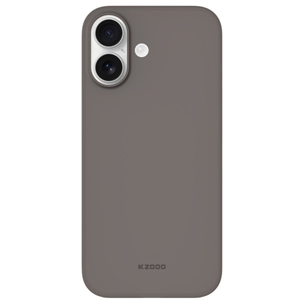 KZDOO Air Skin Series for iPhone 17 Case Frosted Back Ultra Thin PP Phone Cover - Grey