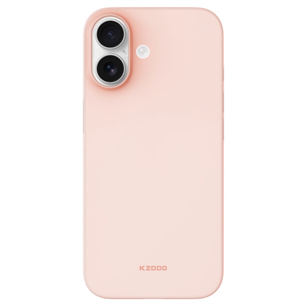 KZDOO Air Skin Series for iPhone 17 Case Frosted Back Ultra Thin PP Phone Cover - Pink