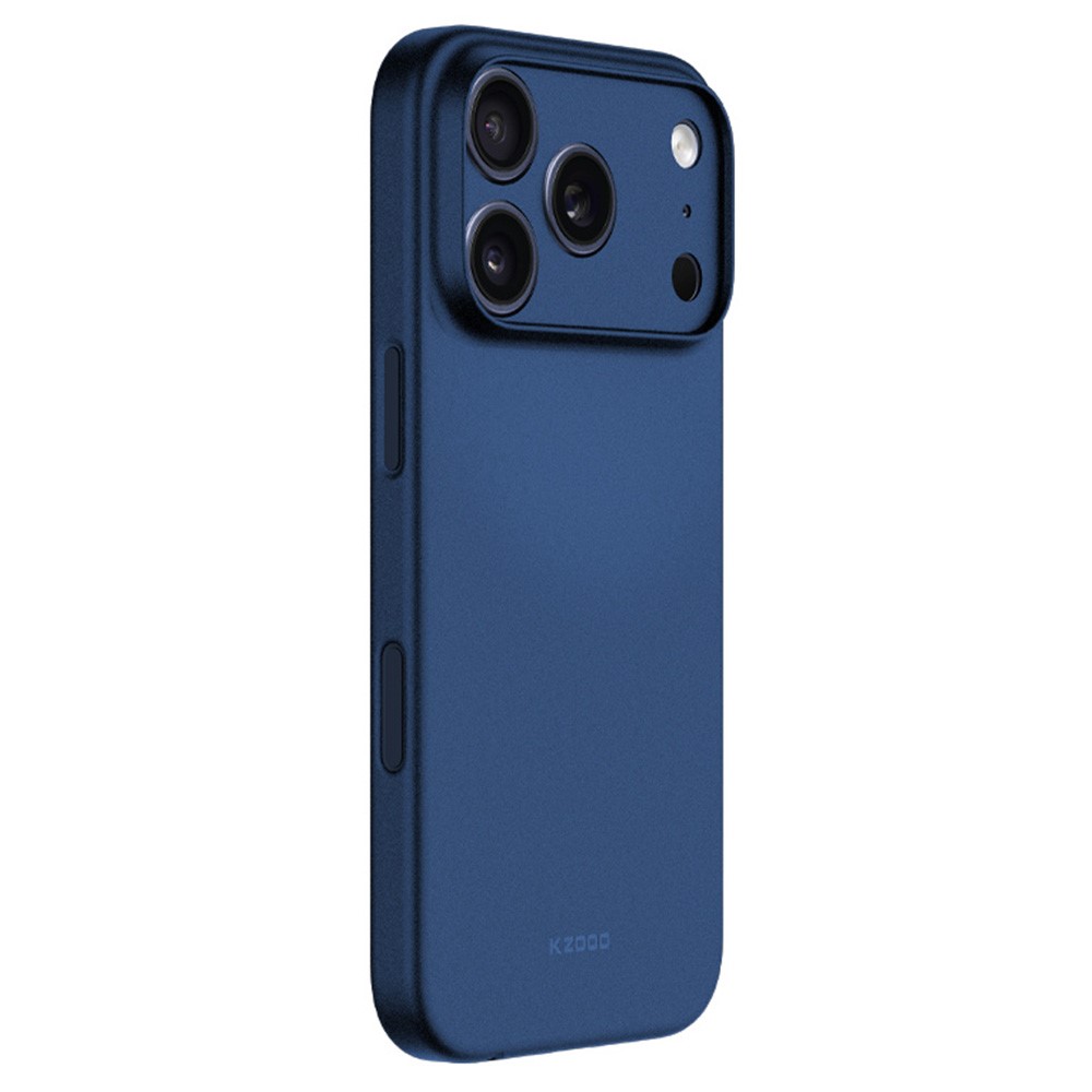 KZDOO Air Skin Series for iPhone 17 Pro Case Frosted Back Ultra Thin PP Phone Cover - Navy Blue