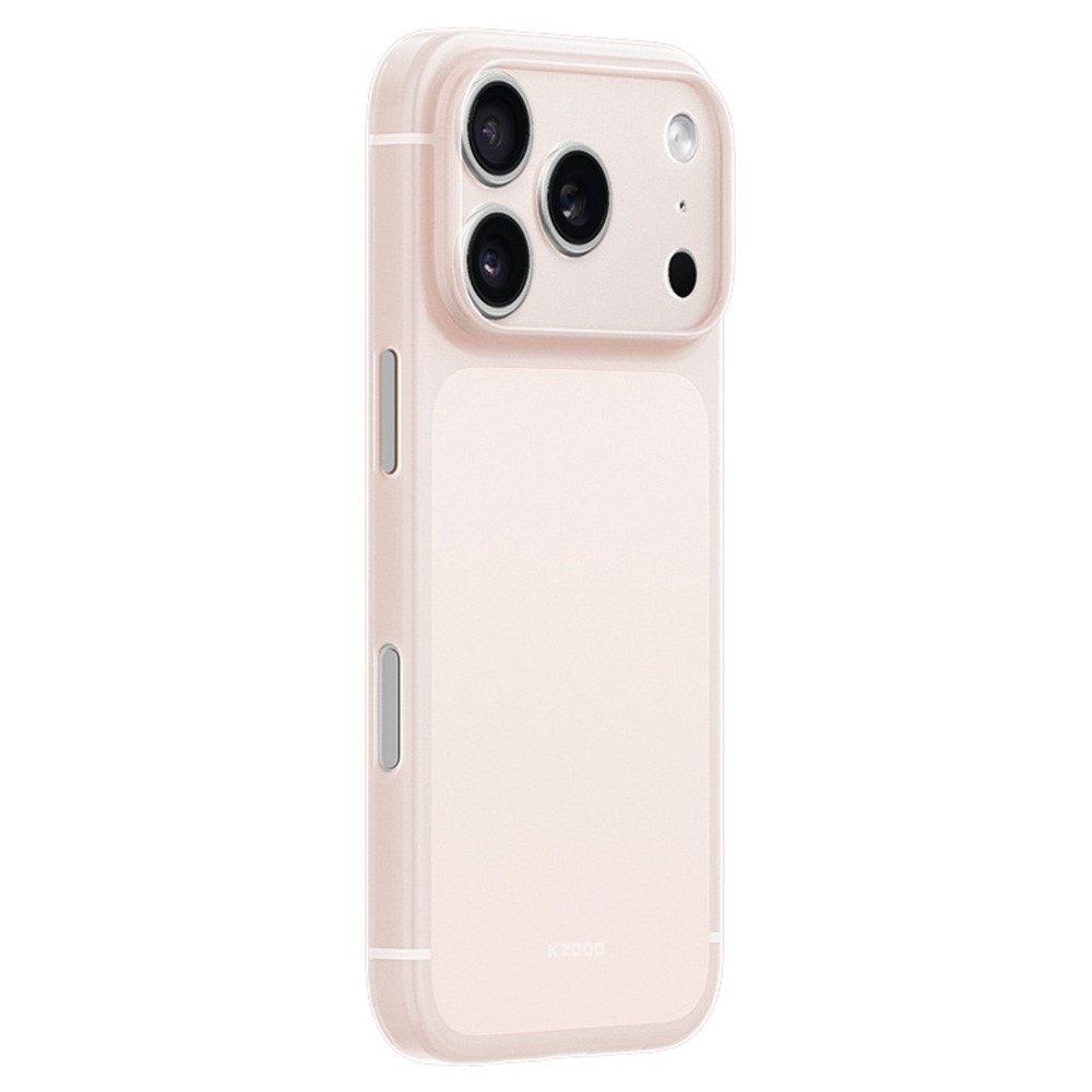 KZDOO Air Skin Series for iPhone 17 Pro Case Frosted Back Ultra Thin PP Phone Cover - Pink