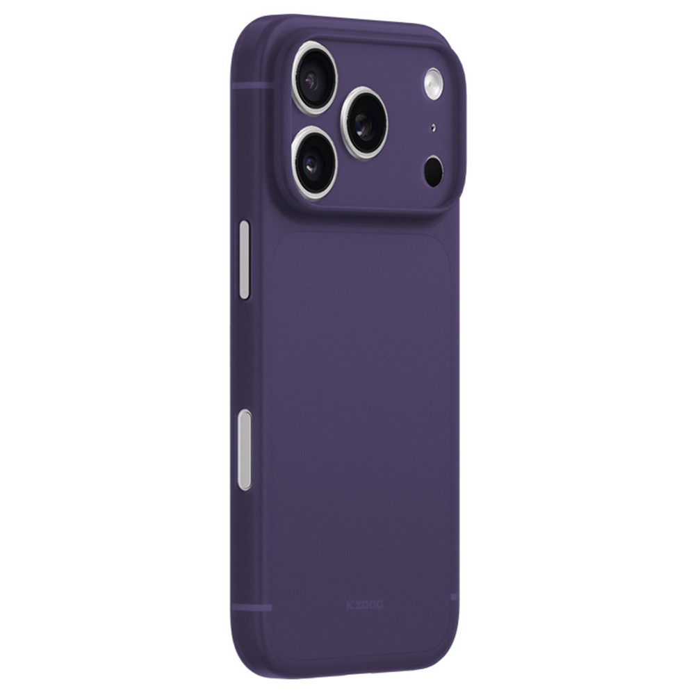 KZDOO Air Skin Series for iPhone 17 Pro Max Case Frosted Back Ultra Thin PP Phone Cover - Dark Purple