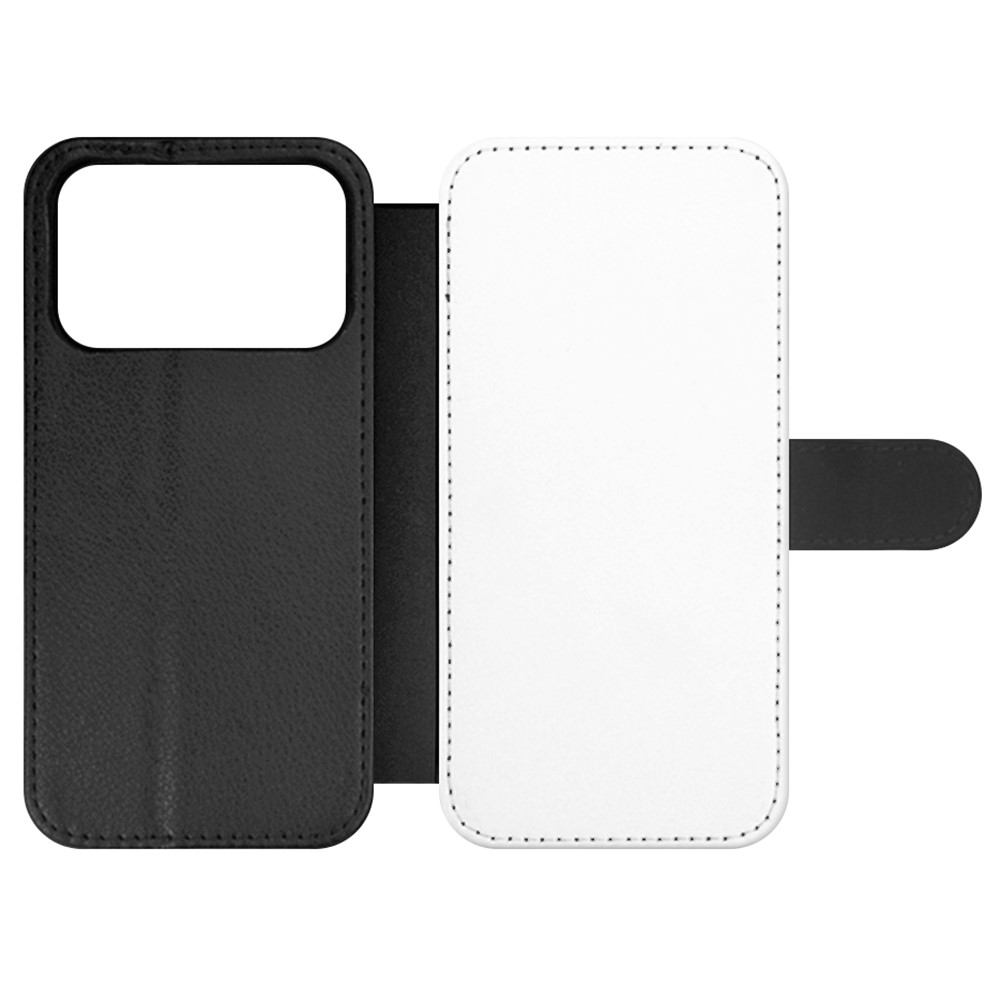 For iPhone 17 Pro Case PU Leather Sublimation Blank Smart Phone Cover with Card Holder