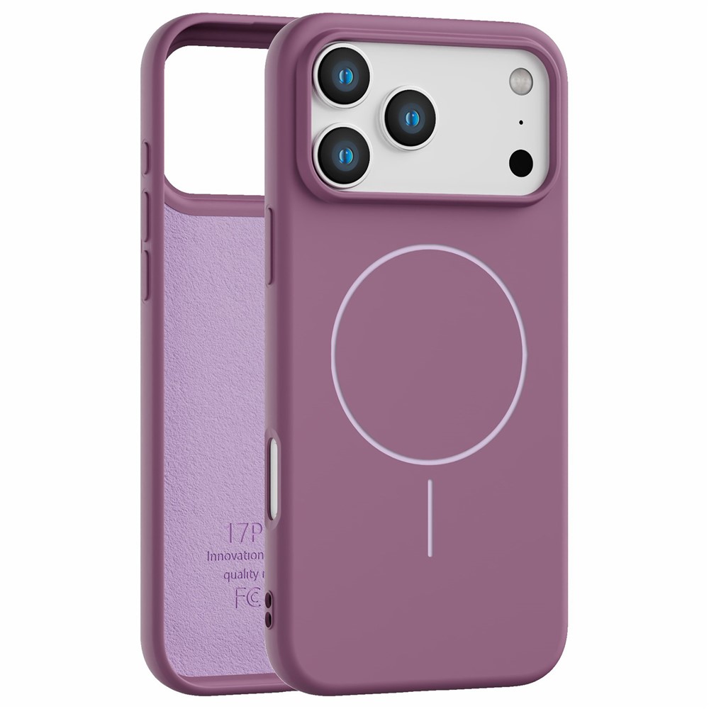 Bulk Buy For iPhone 17 Pro Max TPU Phone Case Compatible with MagSafe Matte Back Cover - Purple