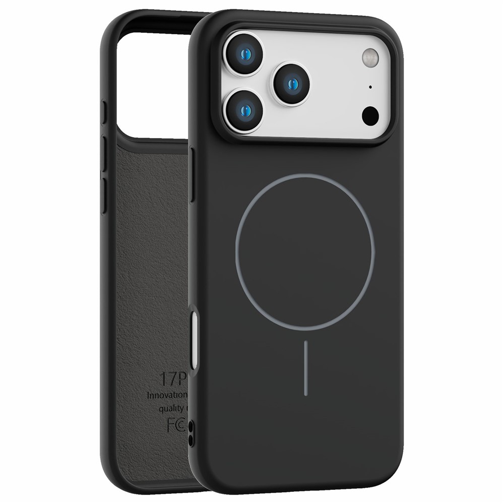 Bulk Buy For iPhone 17 Pro Max TPU Phone Case Compatible with MagSafe Matte Back Cover - Black