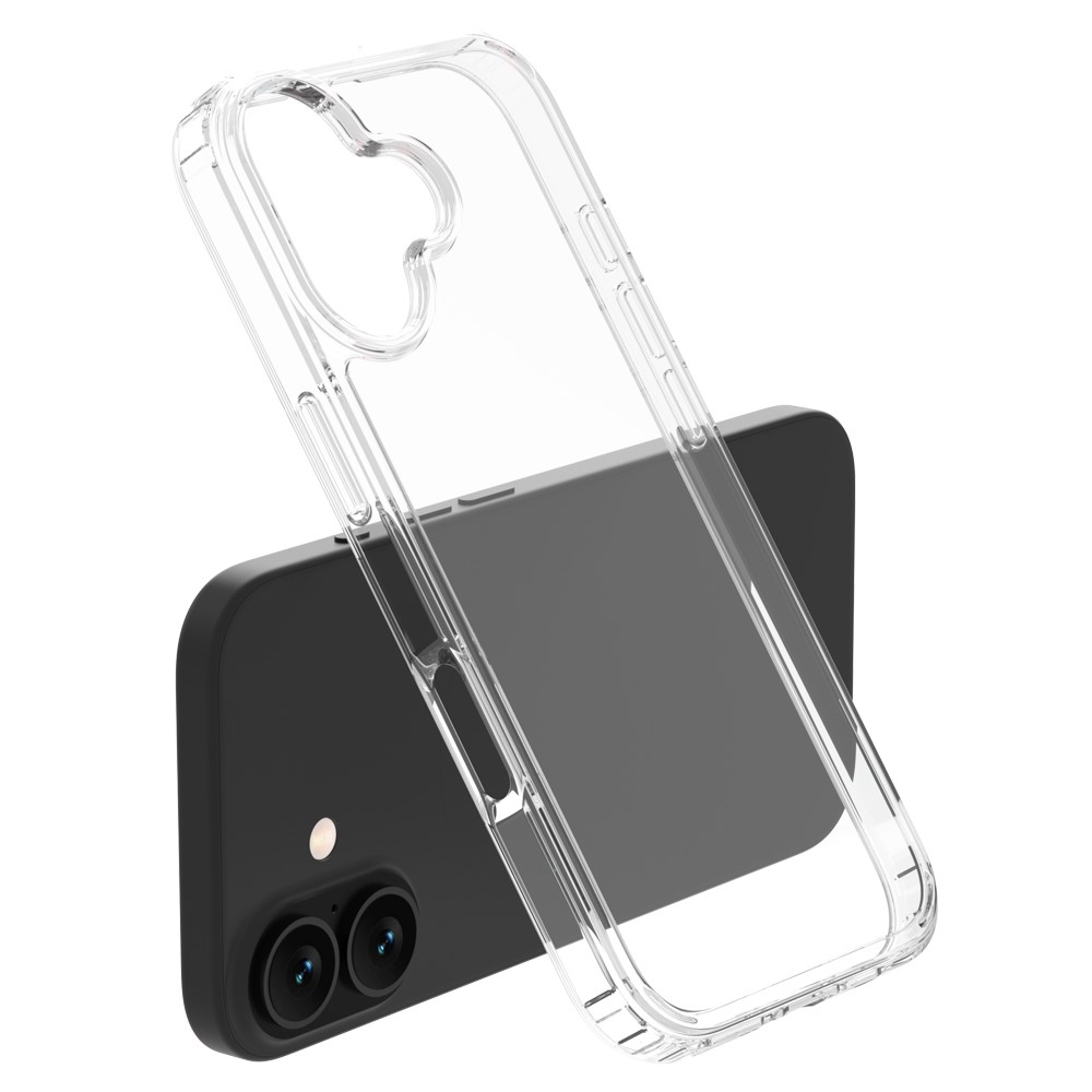 LEREACH TOC Series for iPhone 17 Case TPU + Acrylic Phone Cover - Transparent
