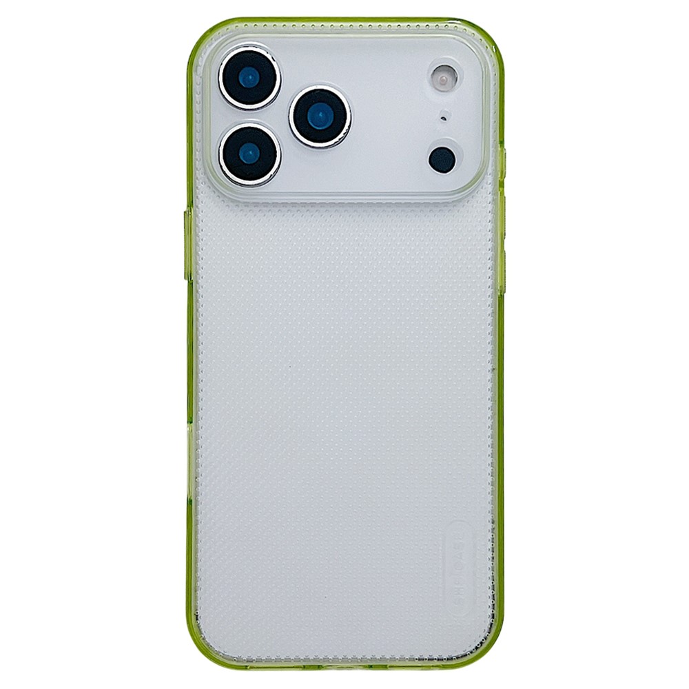 For iPhone 17 Pro Case 3 in 1 Clear Shockproof TPU PC Phone Back Cover - Green