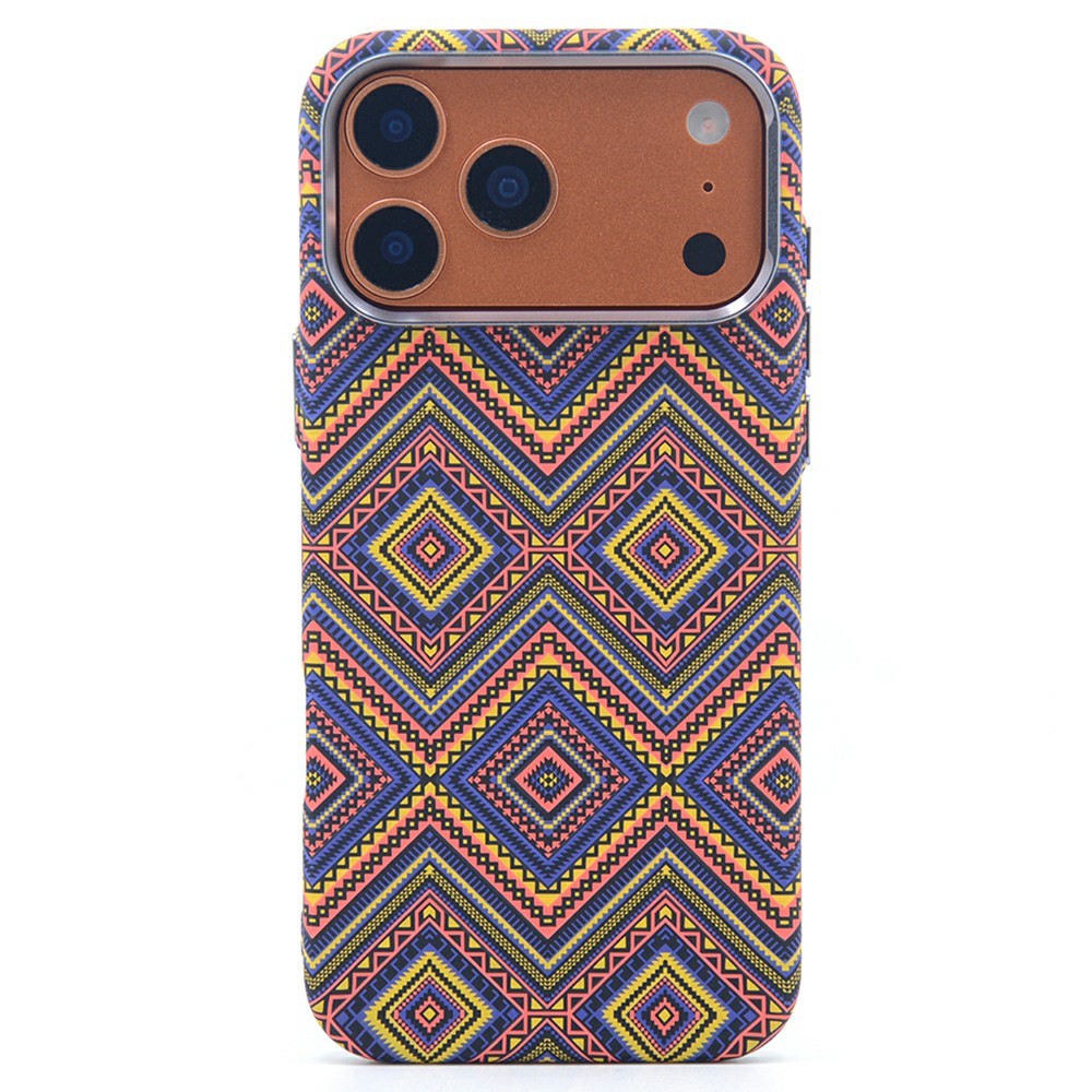 For iPhone 17 Pro Magnetic Case Carbon Fiber Texture Water Transfer PC Phone Cover - Thought Corridor