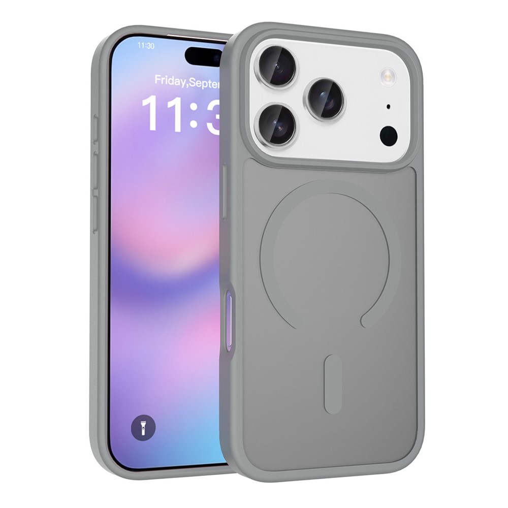 Bulk Purchasing for iPhone 17 Pro Case Matte Skin Feel PC + TPU Phone Cover Compatible with MagSafe - Grey