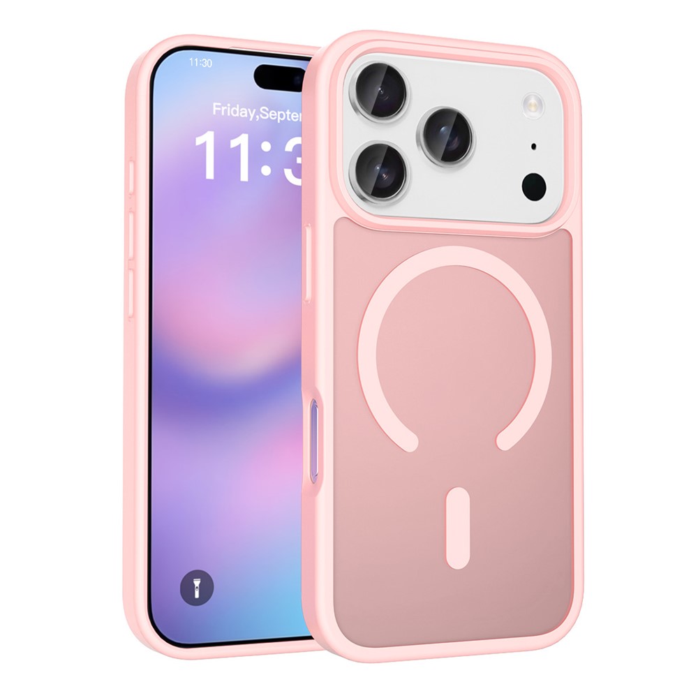 Bulk Purchasing for iPhone 17 Pro Max Case Matte Skin Feel PC + TPU Phone Cover Compatible with MagSafe - Pink
