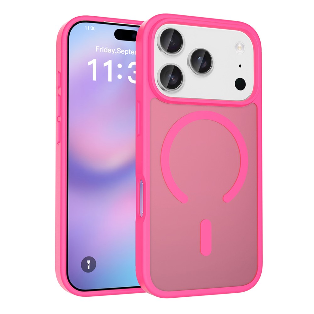 Bulk Purchasing for iPhone 17 Pro Max Case Matte Skin Feel PC + TPU Phone Cover Compatible with MagSafe - Rose