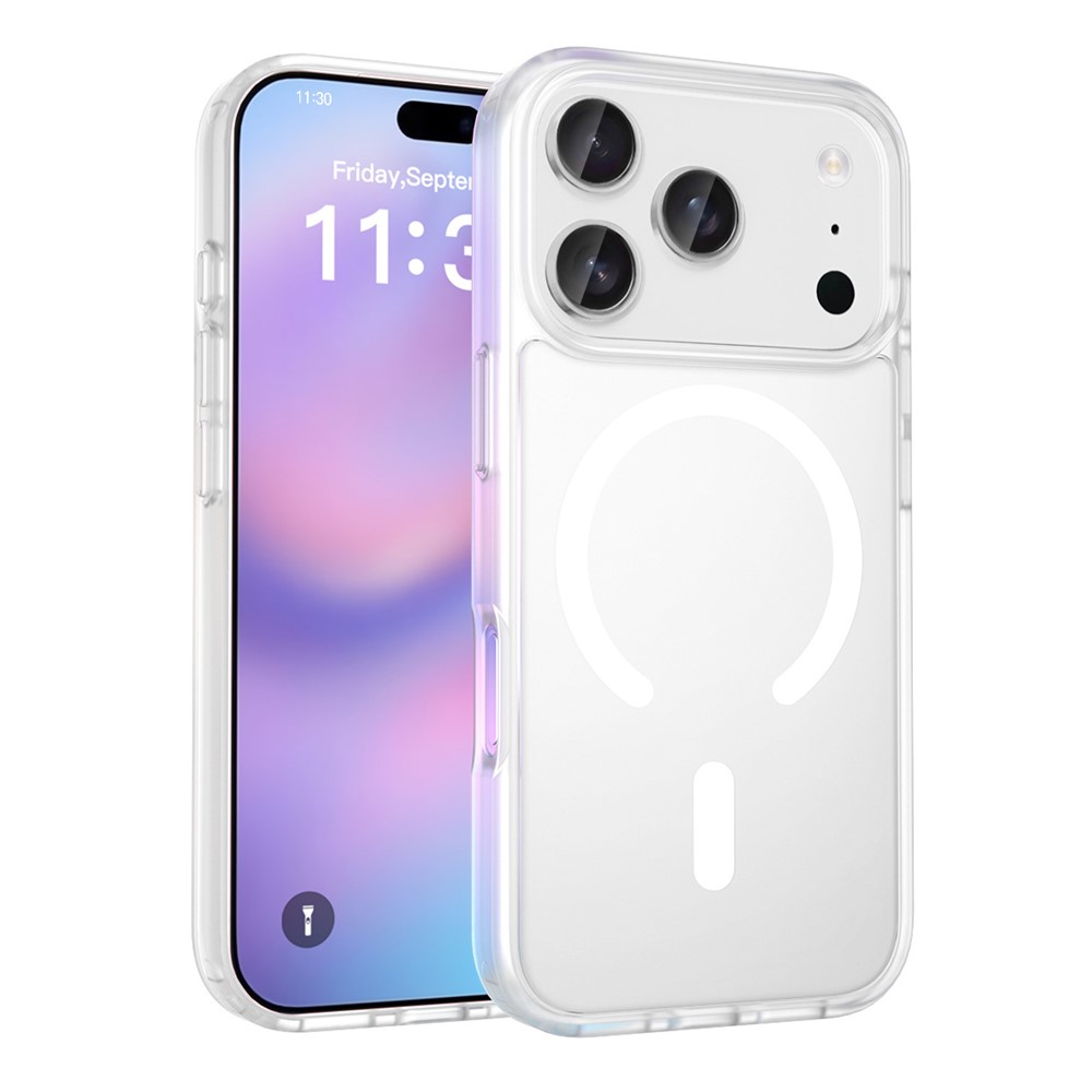Bulk Purchasing for iPhone 17 Pro Max Case Matte Skin Feel PC + TPU Phone Cover Compatible with MagSafe - White