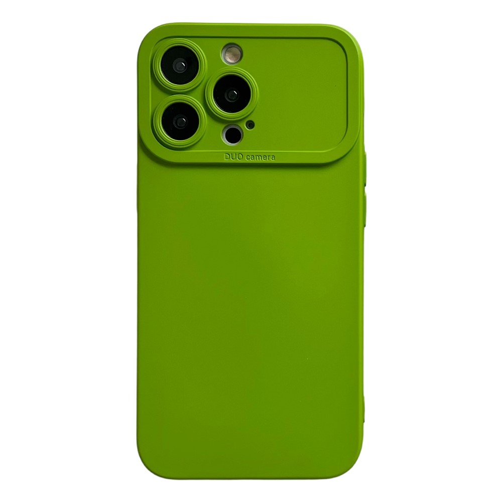 YCADEN For iPhone 14 Pro Max Case Precision Cutout TPU Protective Phone Cover - Green