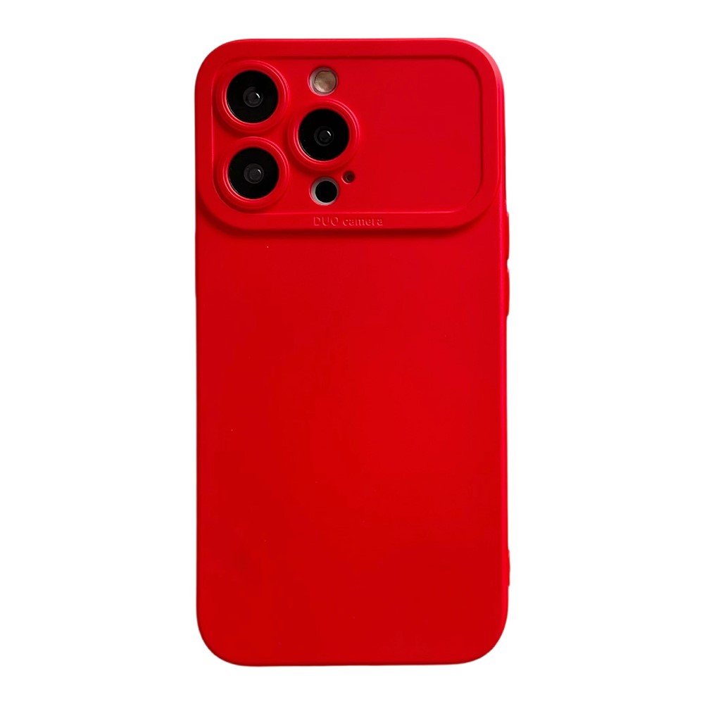 YCADEN For iPhone 14 Pro Case Precision Cutout TPU Protective Phone Cover - Red