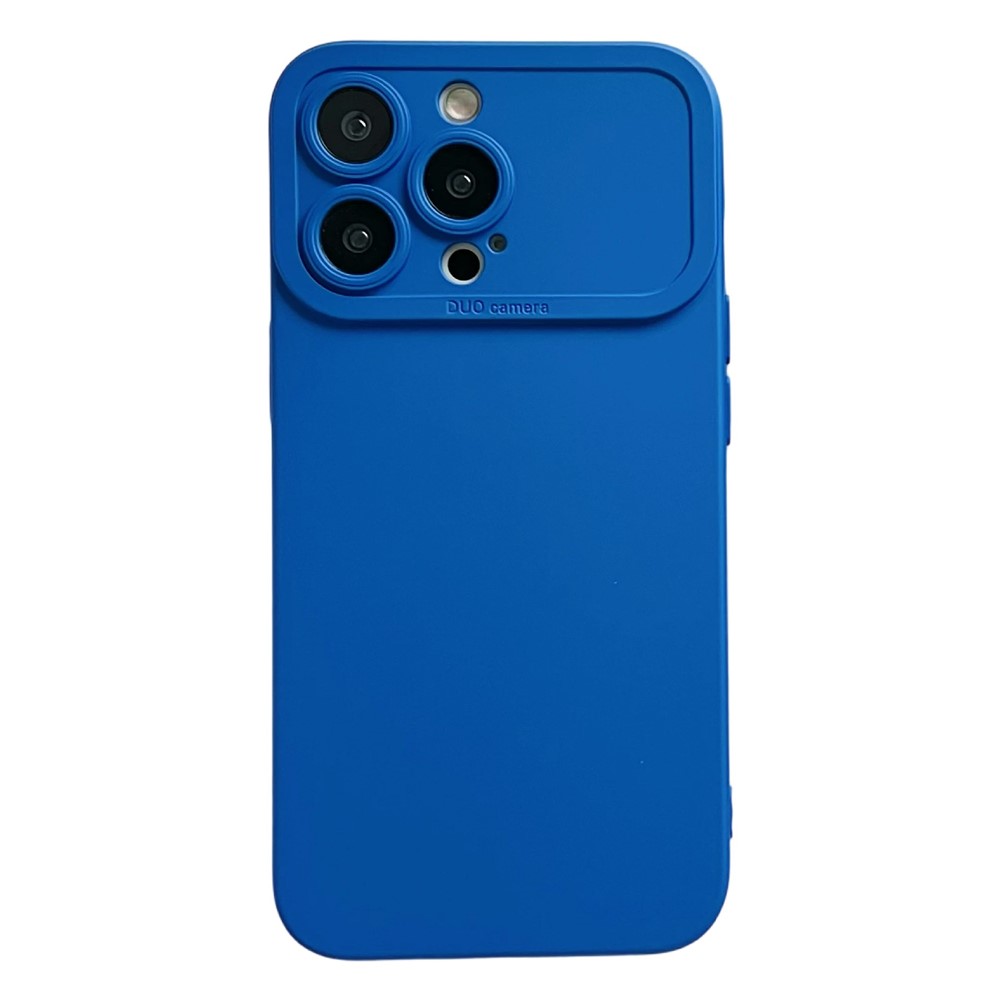 YCADEN For iPhone 14 Pro Case Precision Cutout TPU Protective Phone Cover - Sapphire