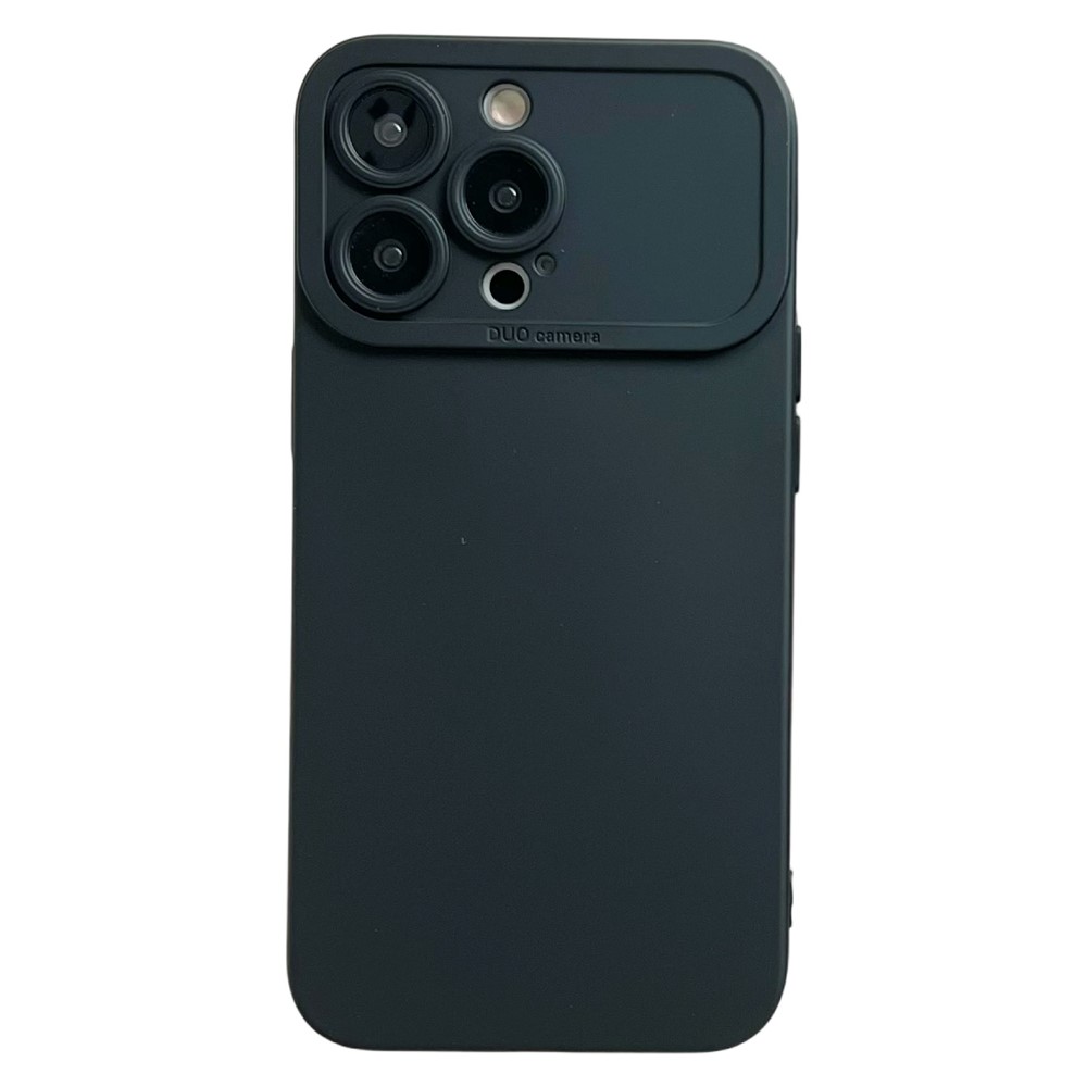 YCADEN For iPhone 13 Pro Case Precision Cutout TPU Protective Phone Cover - Black