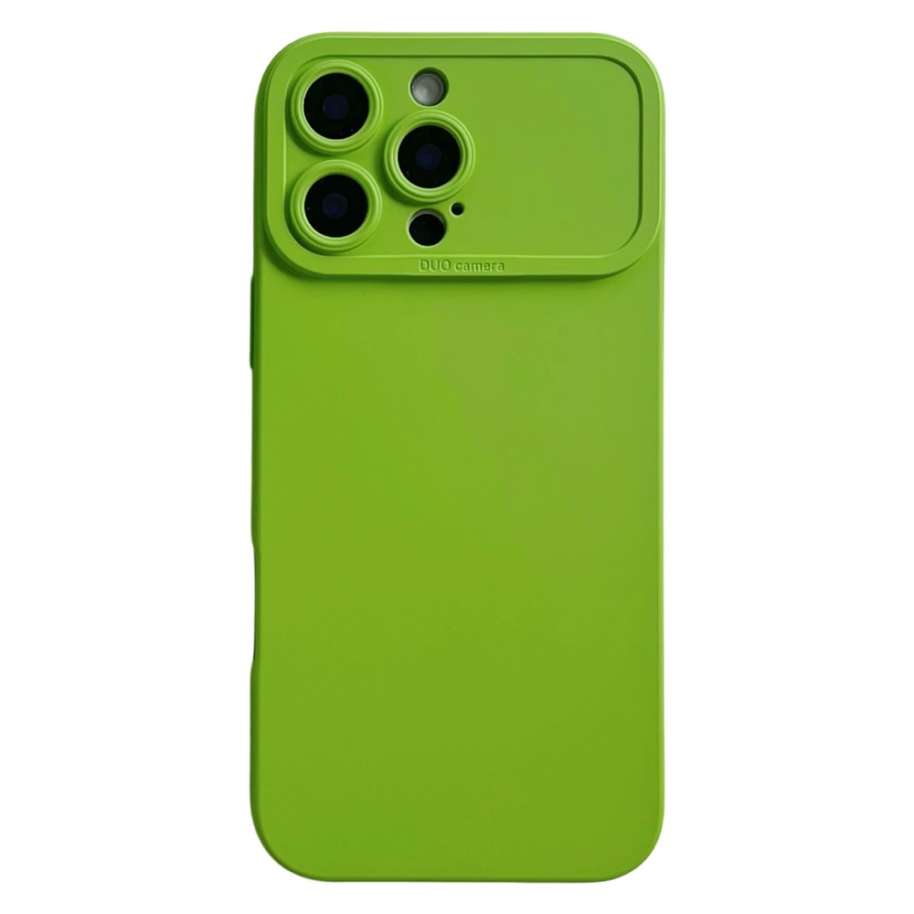 YCADEN For iPhone 16 Pro Max Case Precision Cutout TPU Protective Phone Cover - Green