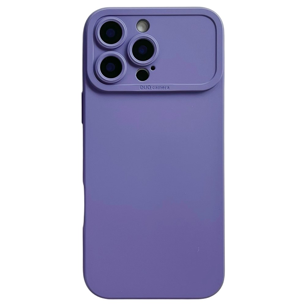 YCADEN For iPhone 16 Pro Max Case Precision Cutout TPU Protective Phone Cover - Dark Purple