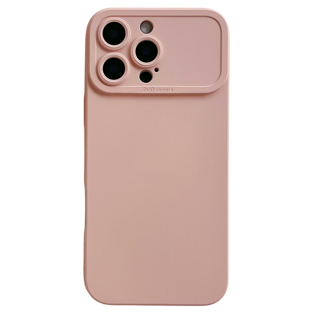 YCADEN For iPhone 16 Pro Max Case Precision Cutout TPU Protective Phone Cover - Light Pink