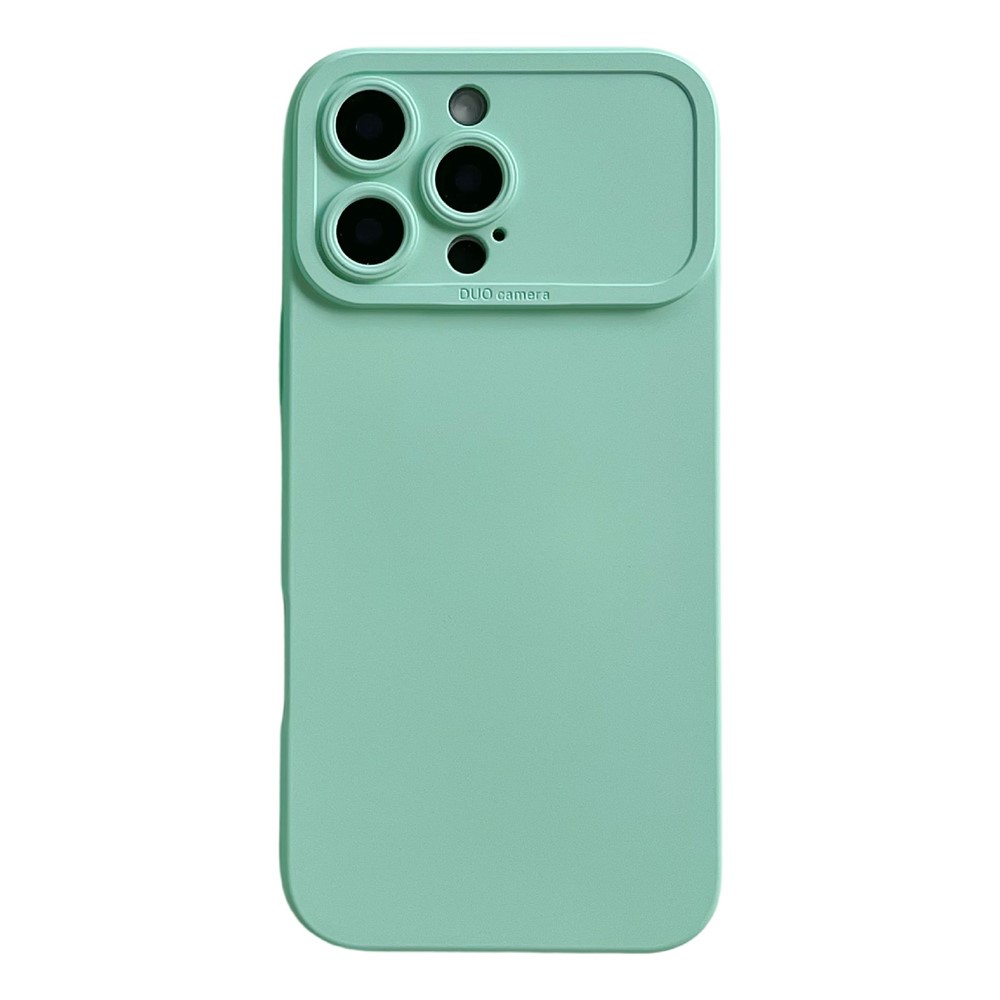 YCADEN For iPhone 16 Pro Case Precision Cutout TPU Protective Phone Cover - Light Cyan