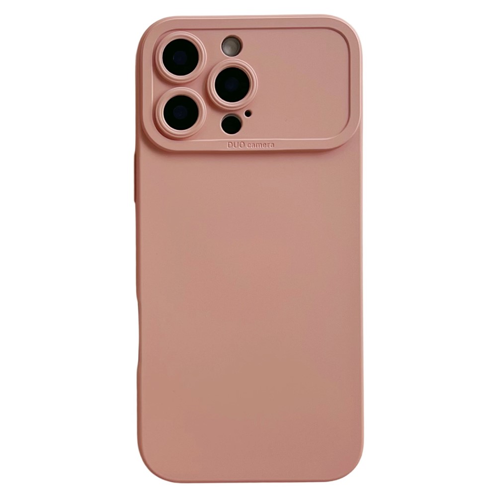 YCADEN For iPhone 16 Pro Case Precision Cutout TPU Protective Phone Cover - Pink