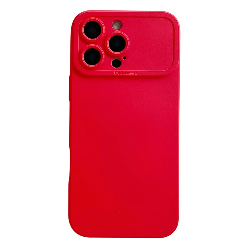 YCADEN For iPhone 16 Pro Case Precision Cutout TPU Protective Phone Cover - Red
