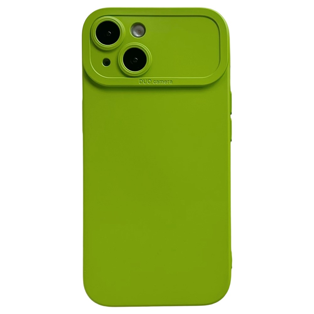 YCADEN For iPhone 15 Plus Case Precision Cutout TPU Protective Phone Cover - Green