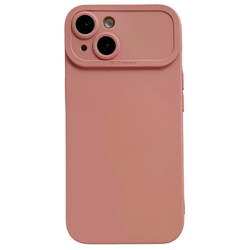 YCADEN For iPhone 15 Plus Case Precision Cutout TPU Protective Phone Cover - Pink