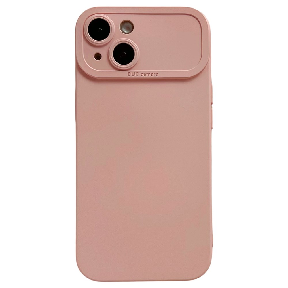 YCADEN For iPhone 15 Plus Case Precision Cutout TPU Protective Phone Cover - Light Pink