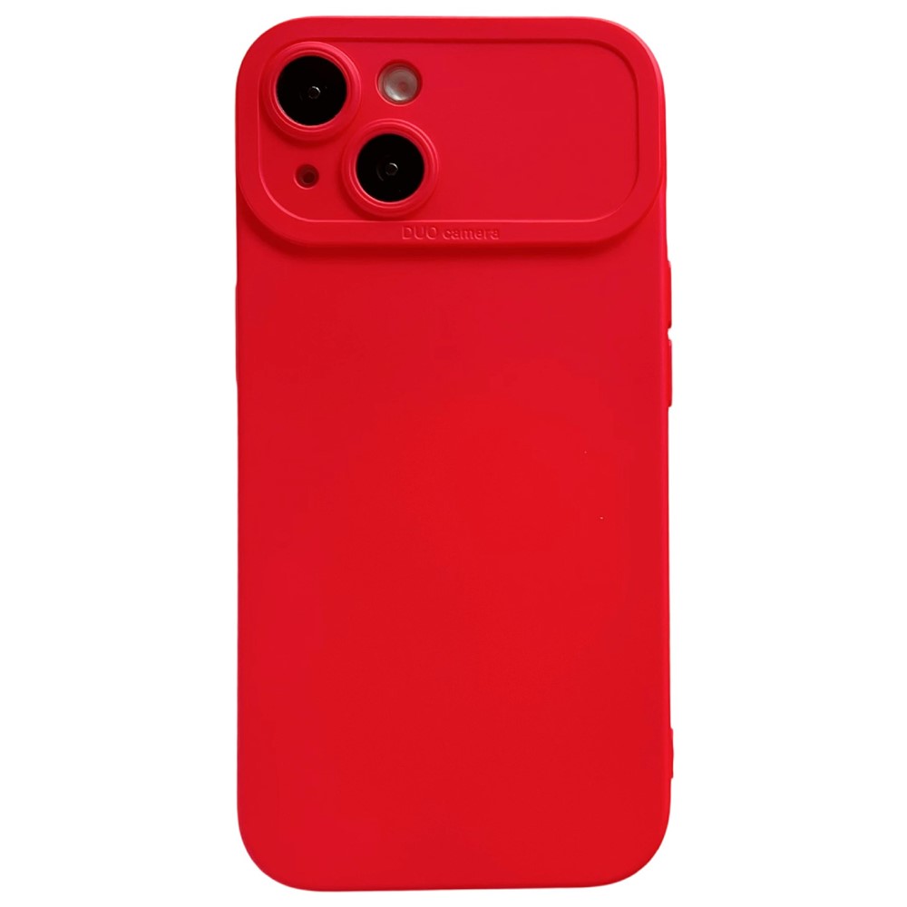 YCADEN For iPhone 14 Plus Case Precision Cutout TPU Protective Phone Cover - Red