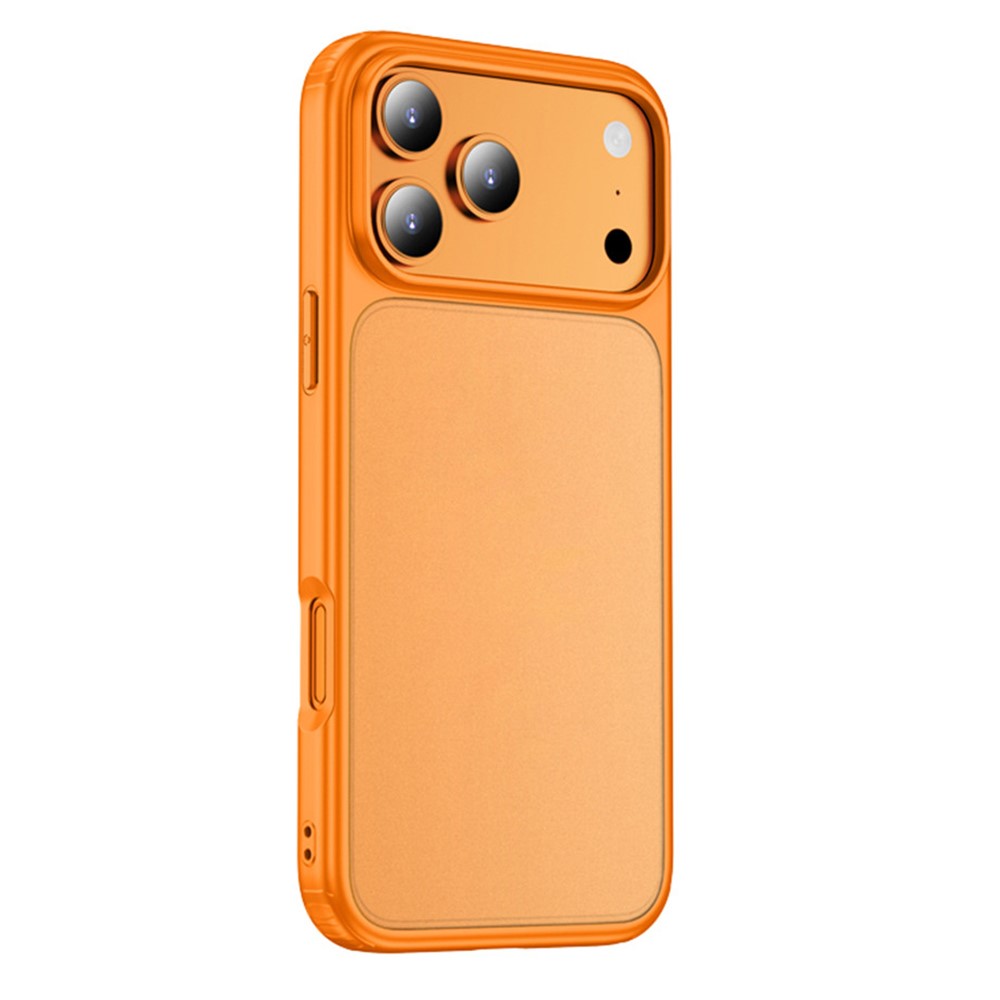 For iPhone 17 Pro Max Case Airbag Anti Drop TPU PC Phone Back Cover - Orange