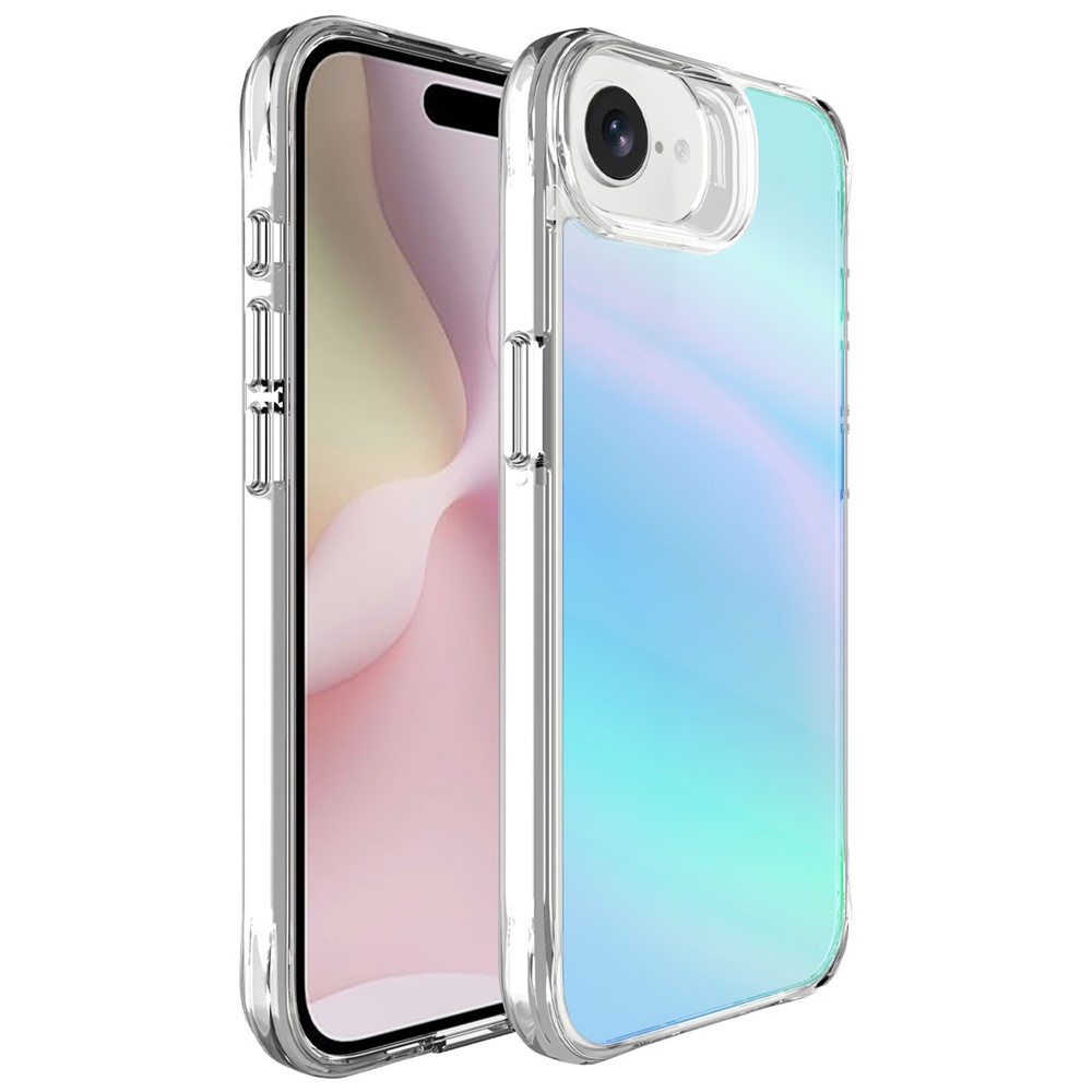 Bulk Purchasing For iPhone 16e Case Electroplated TPU + PC Protective Cover - Blue