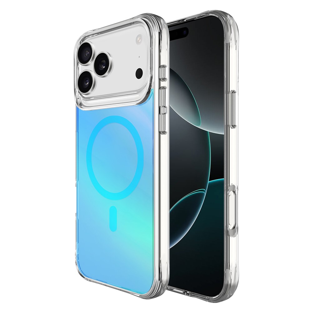 Bulk Purchasing For iPhone 17 Pro Case Compatible with MagSafe Electroplated TPU + PC Phone Cover - Blue