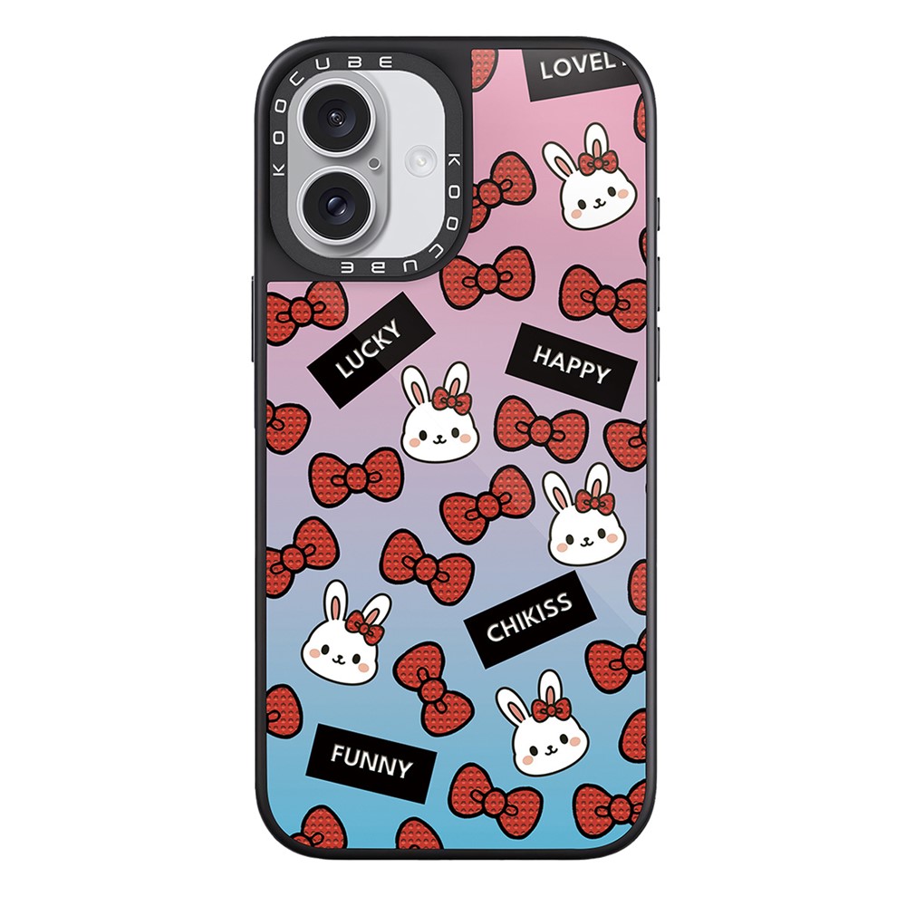 For iPhone 17 Case Compatible with MagSafe Pattern Printing TPU PC High Aluminium-silicon Glass Phone Cover - Style I