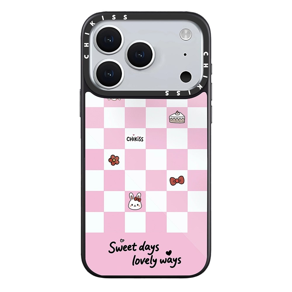 For iPhone 17 Pro Case Compatible with MagSafe Pattern Printing TPU PC High Aluminium-silicon Glass Phone Cover - Style F