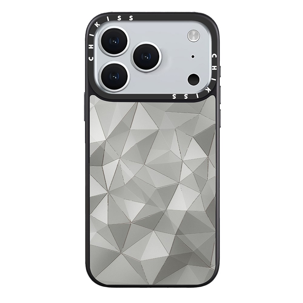 For iPhone 17 Pro Max Case Compatible with MagSafe Pattern Printing TPU PC High Aluminium-silicon Glass Phone Cover - Style M