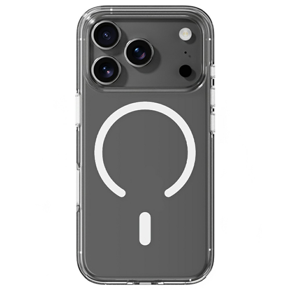 ROCK For iPhone 17 Pro Max Clear Phone Case Compatible with MagSafe PC + TPU Phone Cover