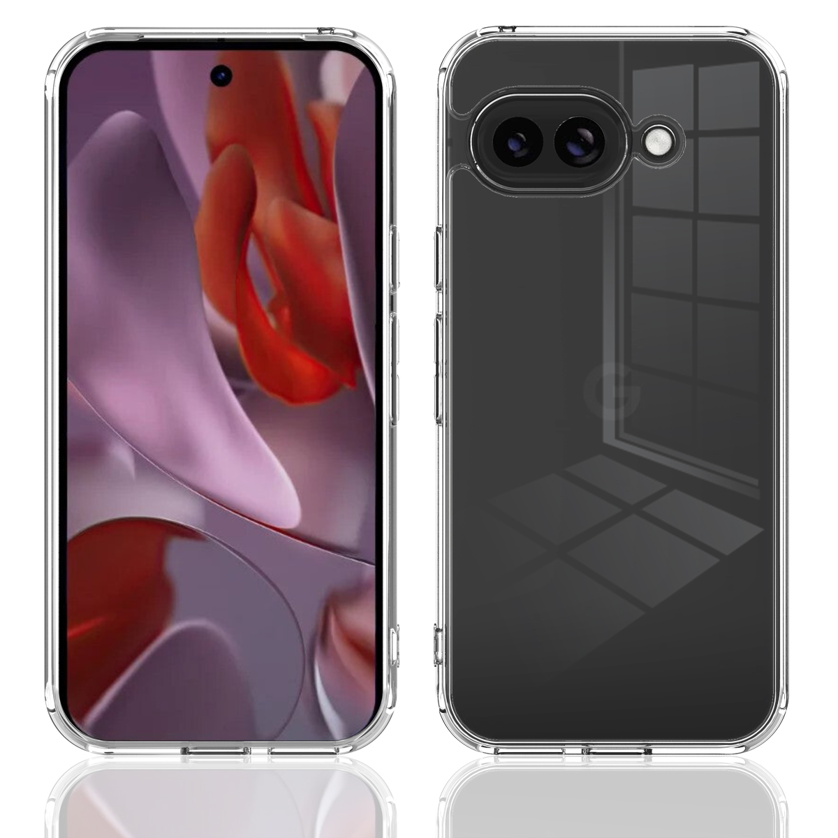 For Google Pixel 10a Clear Phone Case TPU+Acrylic Shockproof Phone Back Cover - Clear