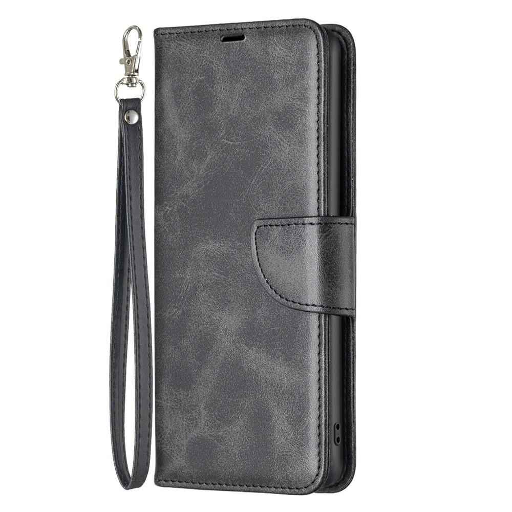 BF Leather Series-4 for Samsung Galaxy A54 5G Wallet Phone Case PU Leather Stand Shockproof Flip Magnetic Protective Cover with Wrist Strap - Black-6